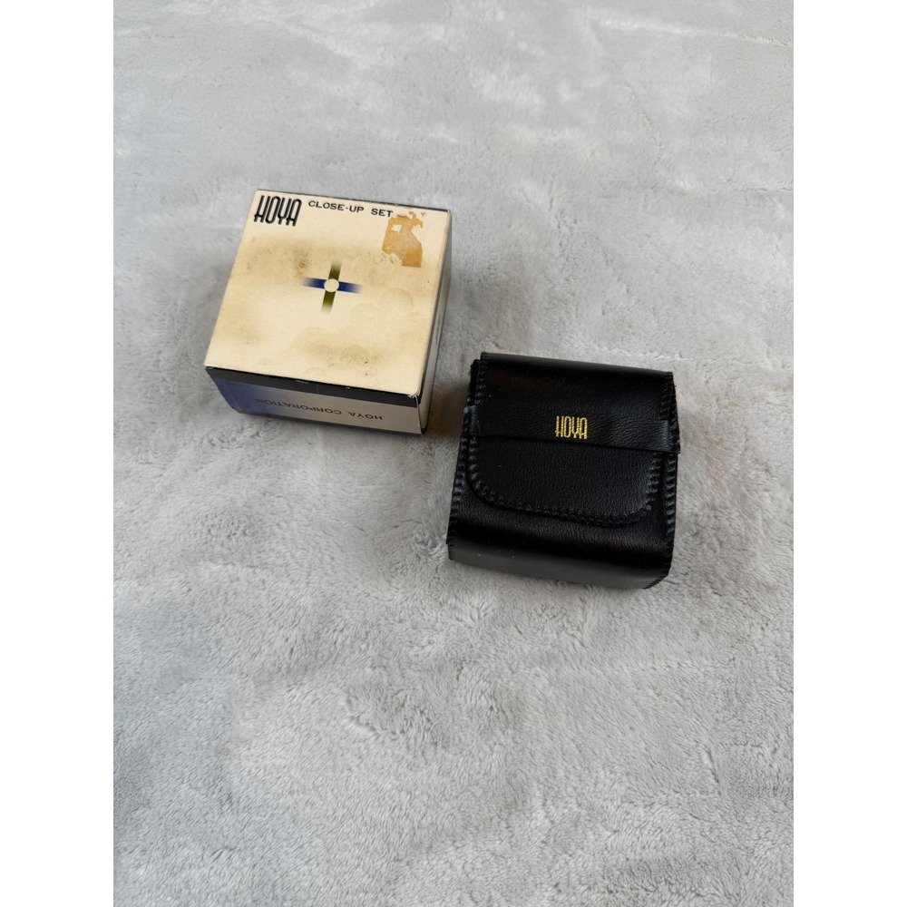 HOYA 55mm Close-Up Filter‎ Set with Leather Case and Original Box